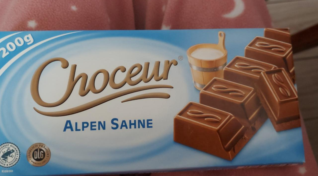 Фото - Шоколад alpen sahne Choceur