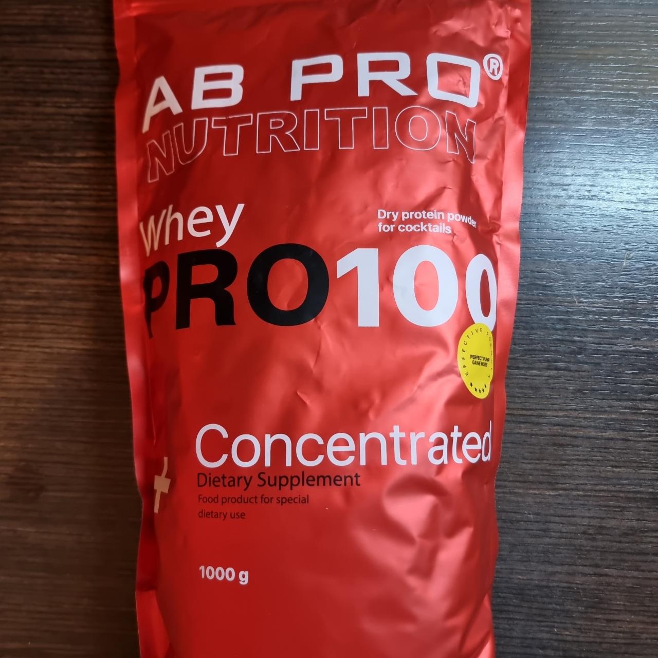Фото - Concentrated Whey PRO100 AB PRO