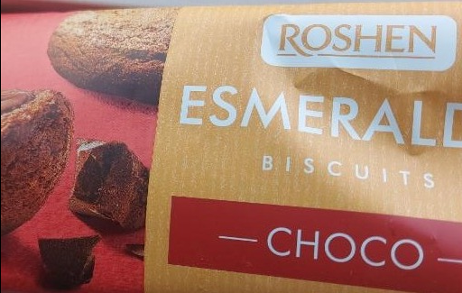 Фото - Печенье Esmeralda Biscuits Choco Roshen