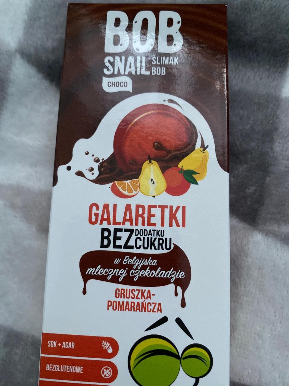 Фото - Мармелад в шоколаде без сахара груша апельсин Bob snail