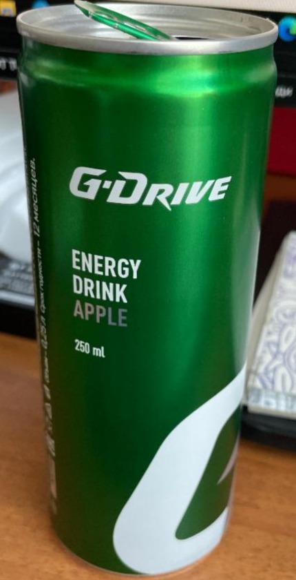 Фото - Энергетический напиток яблочный G-drive