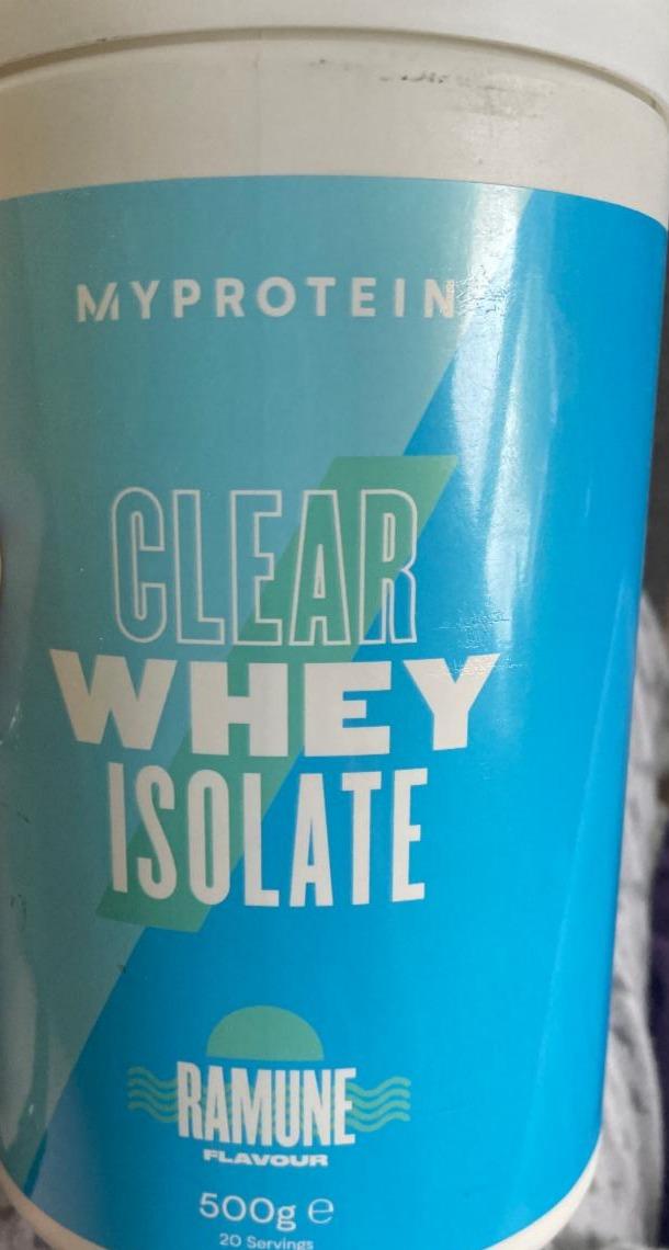 Фото - clear whey isolate ramune MyProtein