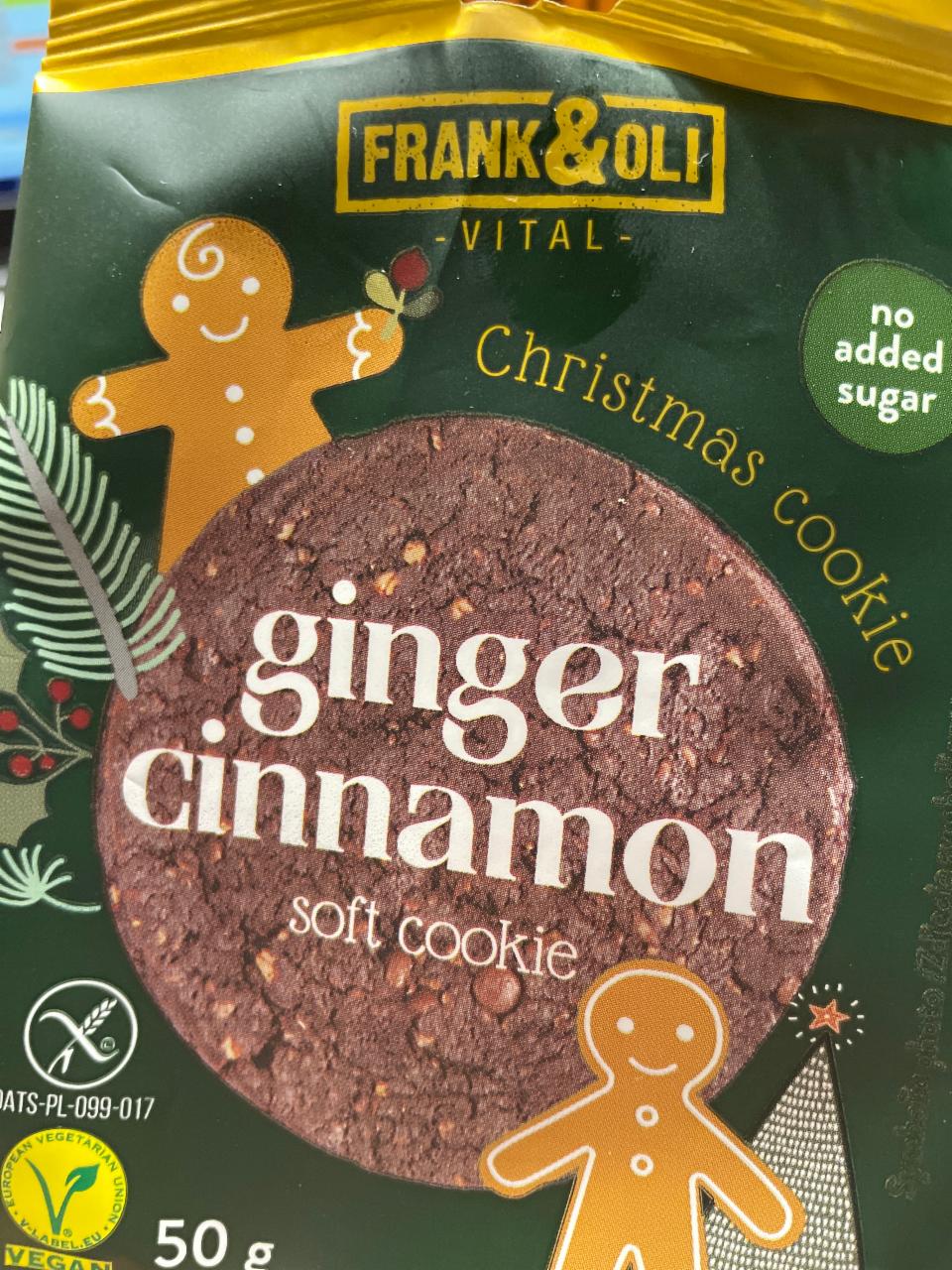 Фото - Ginger cinnamon soft cookie Frank&Oli