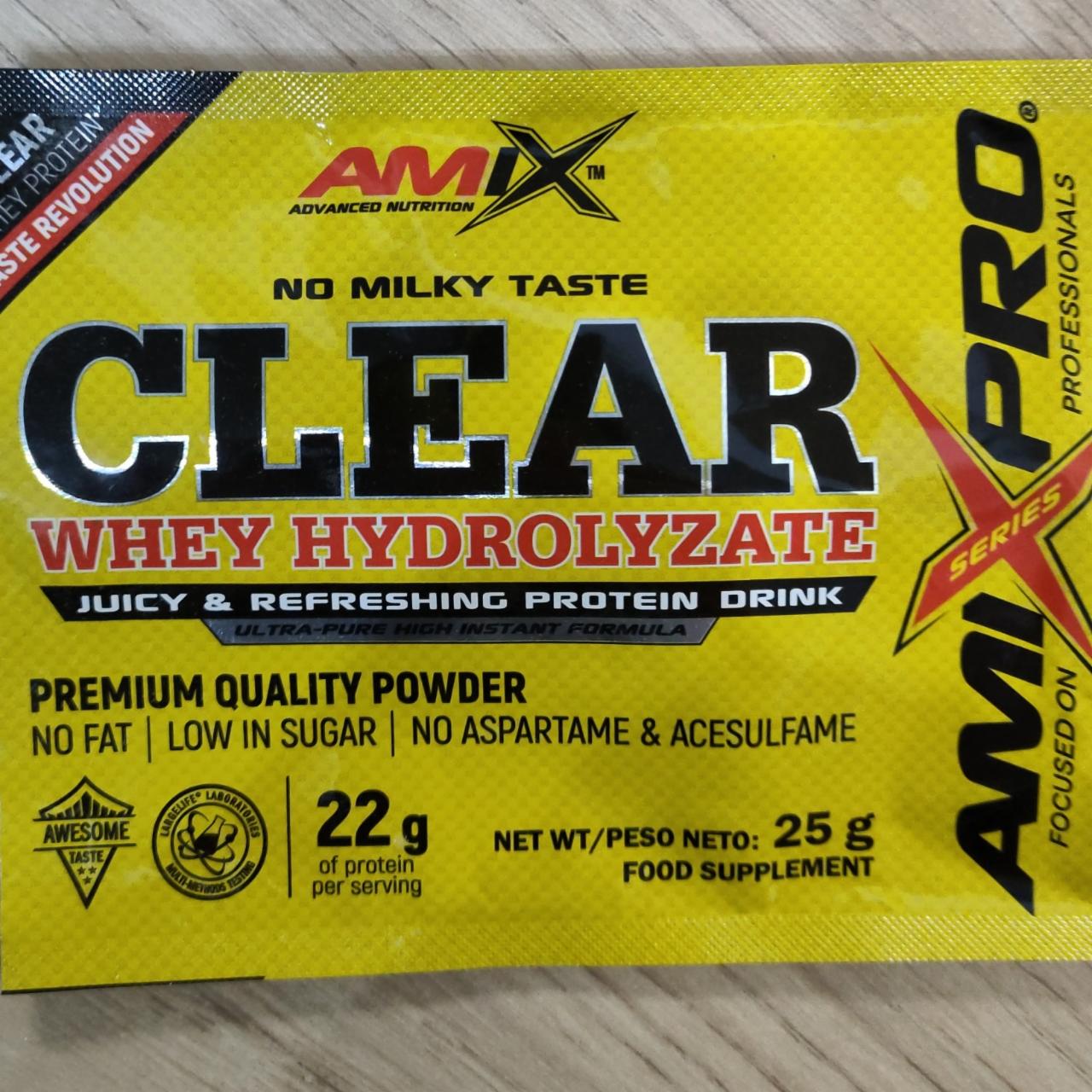 Фото - Clearly whey hydrolyzate Amix