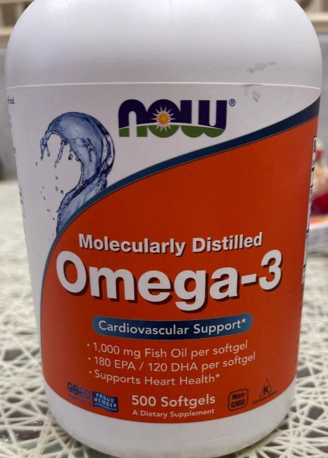 Фото - Omega-3 омега NOW Foods (USA)
