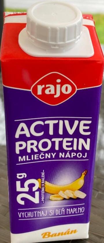 Фото - молочный протеиновый напиток со вкусом банана Rajo