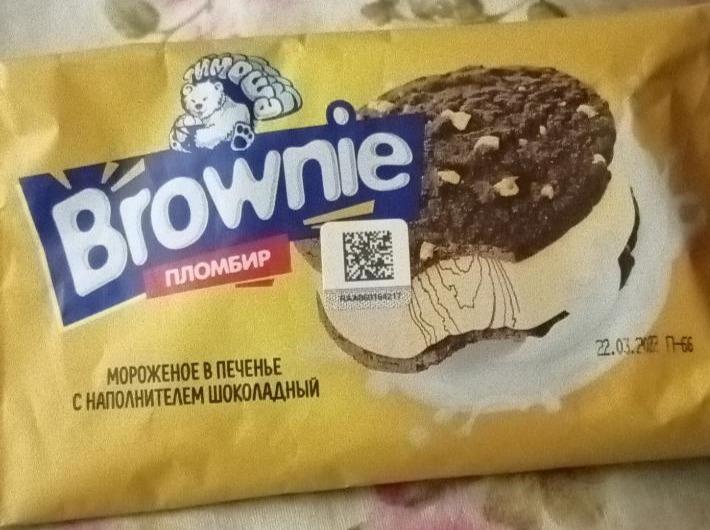 Фото - Мороженое Brownie в печенье с шоколадом Тимоша