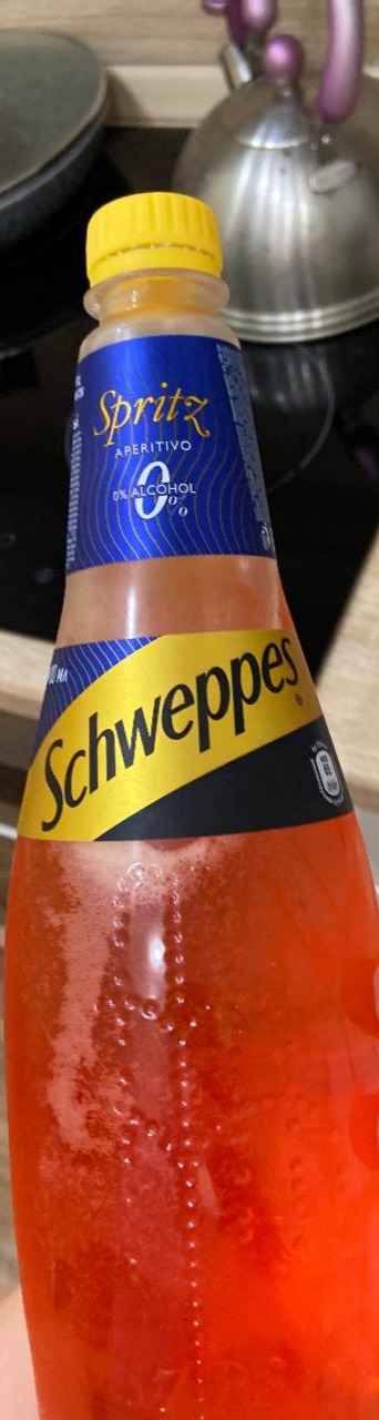 Фото - напиток Spritz Аперетиво безалкогольный сильногазированный апероль Schweppes