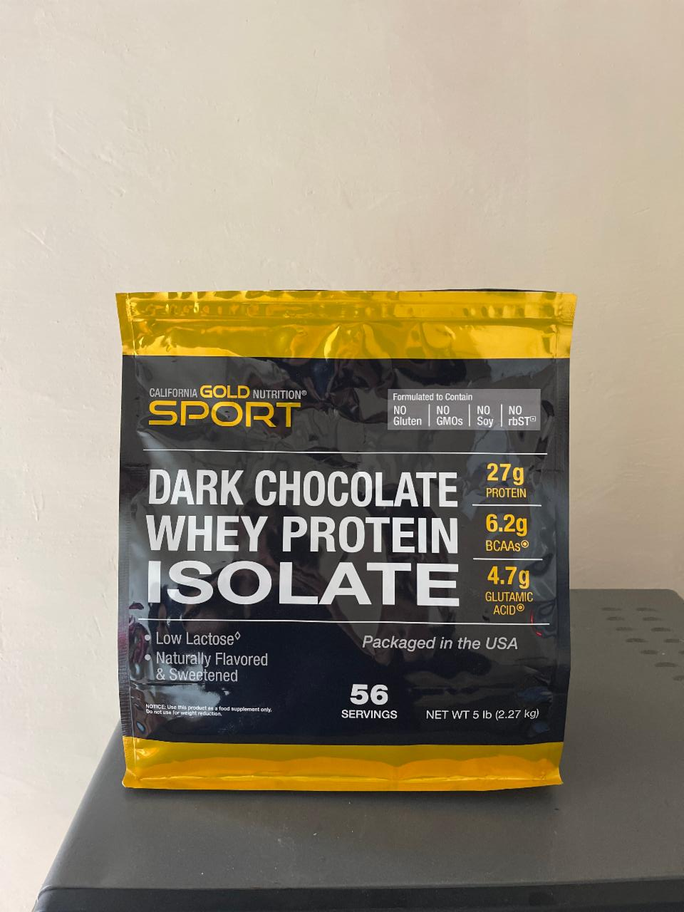 Фото - Dark Chocolate Whey Protein Isolate California Gold Nutrition