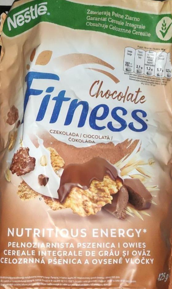 Фото - Готовый сухой завтрак Fitness Nestle Chocolate из цельной пшеницы с шоколадом Nestle