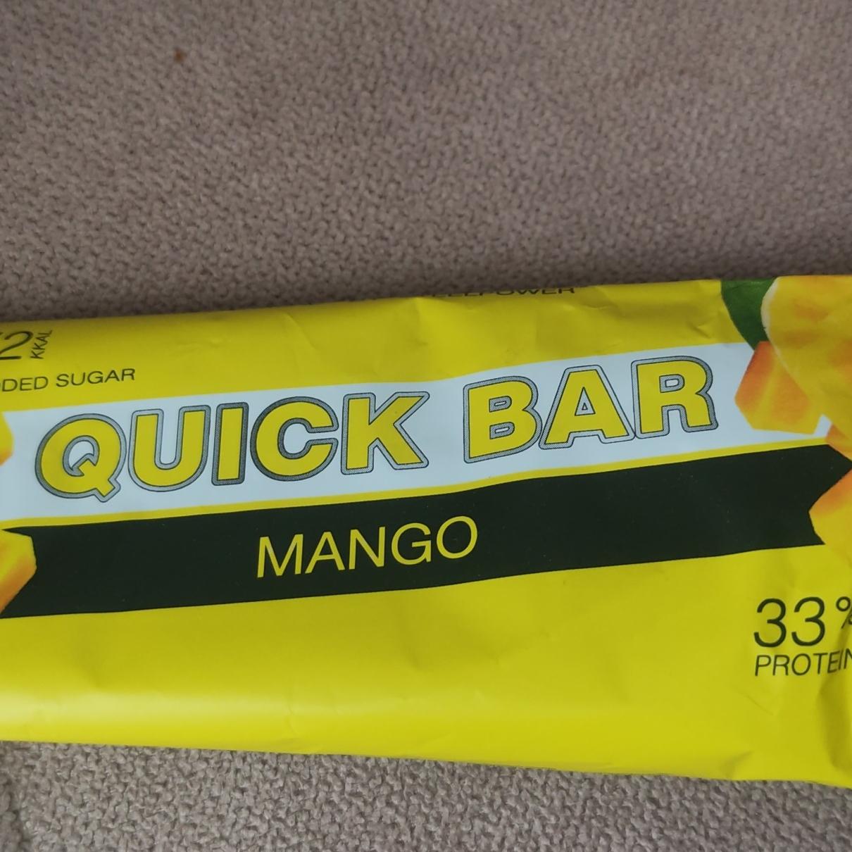 Фото - Батончик протеиновый манго Quick BAR