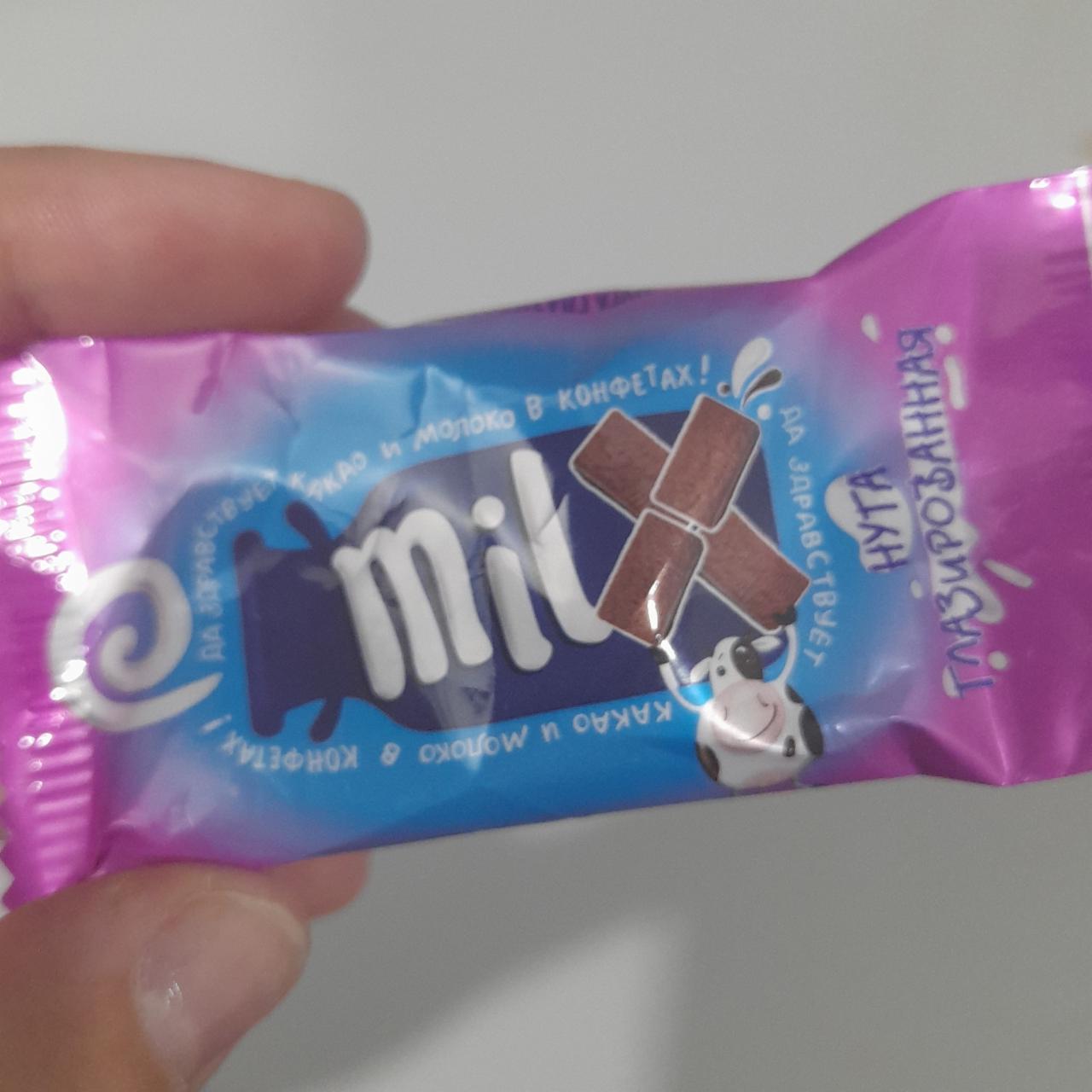 Фото - конфета нуга глазированная Milx