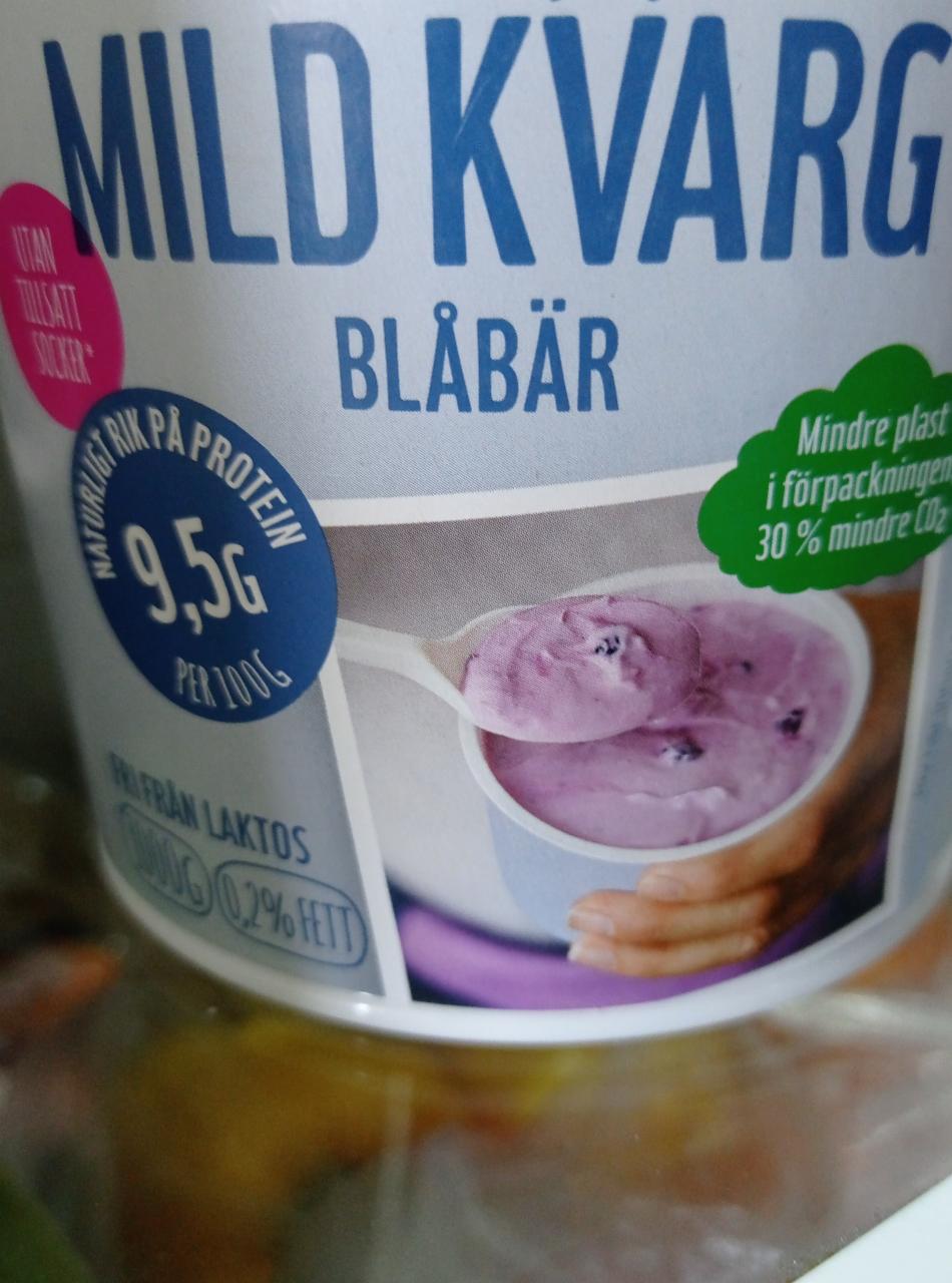Фото - kvarg arla landals йогурт протеиновый с черникой Arla