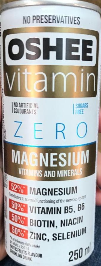 Фото - витаминизированный напиток vitamin zero Oshee