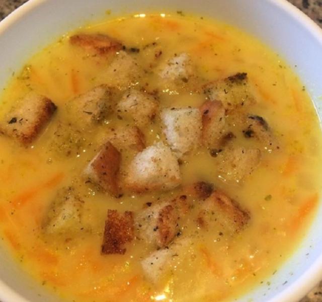 Фото - Сырный крем суп с грибами