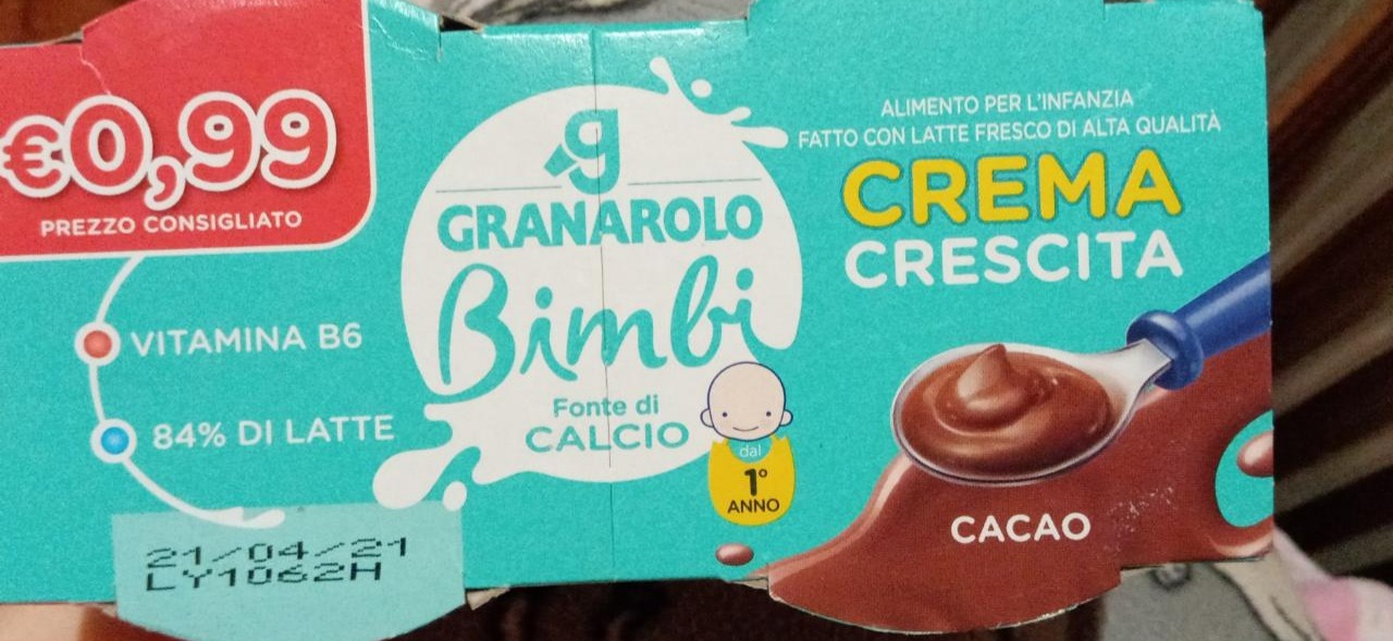 Фото - крем молочный 3.6% с какао для детей с 1 года Bimbi