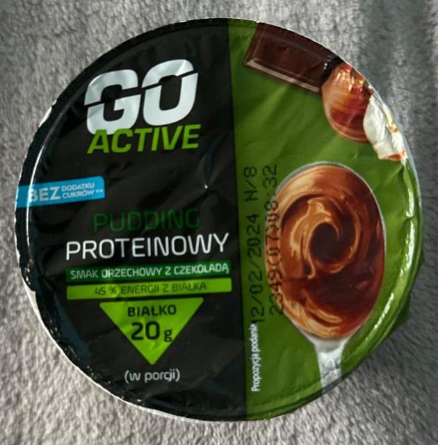 Фото - Pudding proteinowy smak orzechowy z czekoladą Go Active