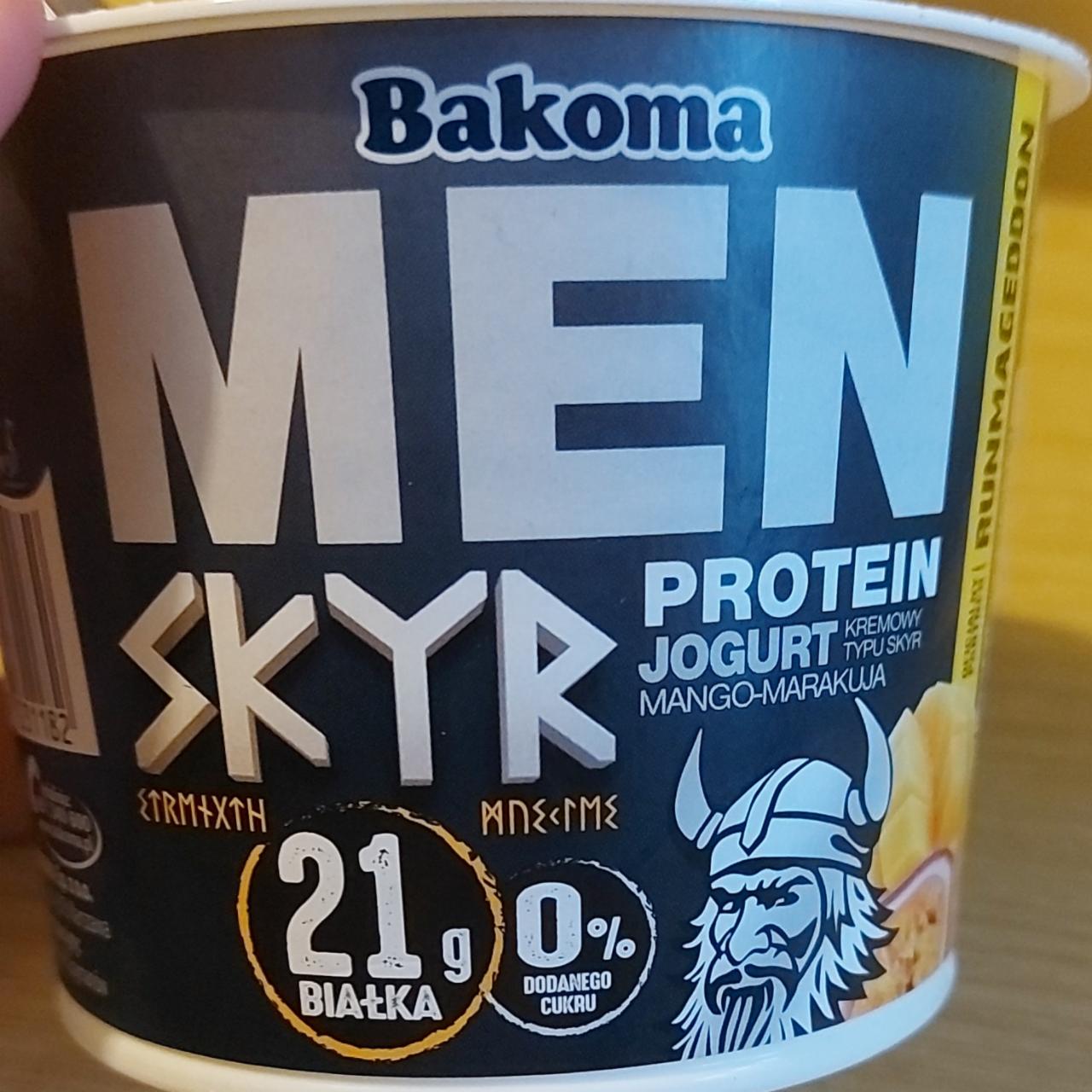 Фото - Men Protein Jogurt kremowy Mango-Marakuja typu Skyr Bakoma