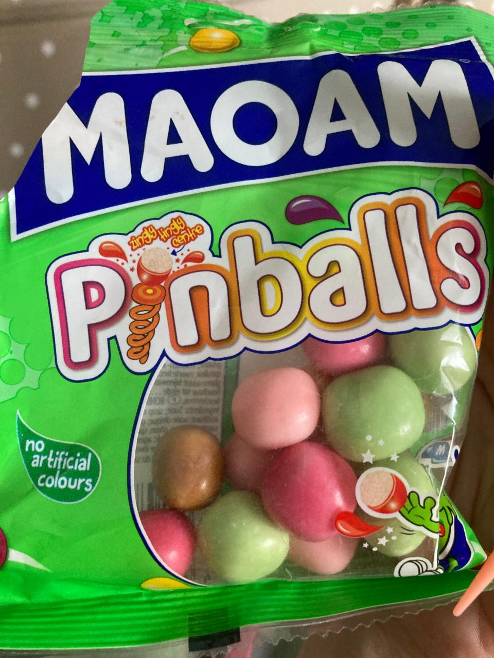 Фото - Pinballs Fruit&Cola Flavour Chewy Sweets Maoam