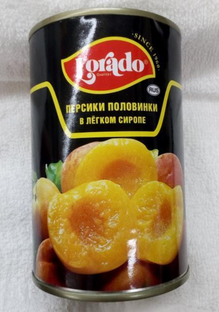 Фото - персики половинки в легком сиропе Lorado