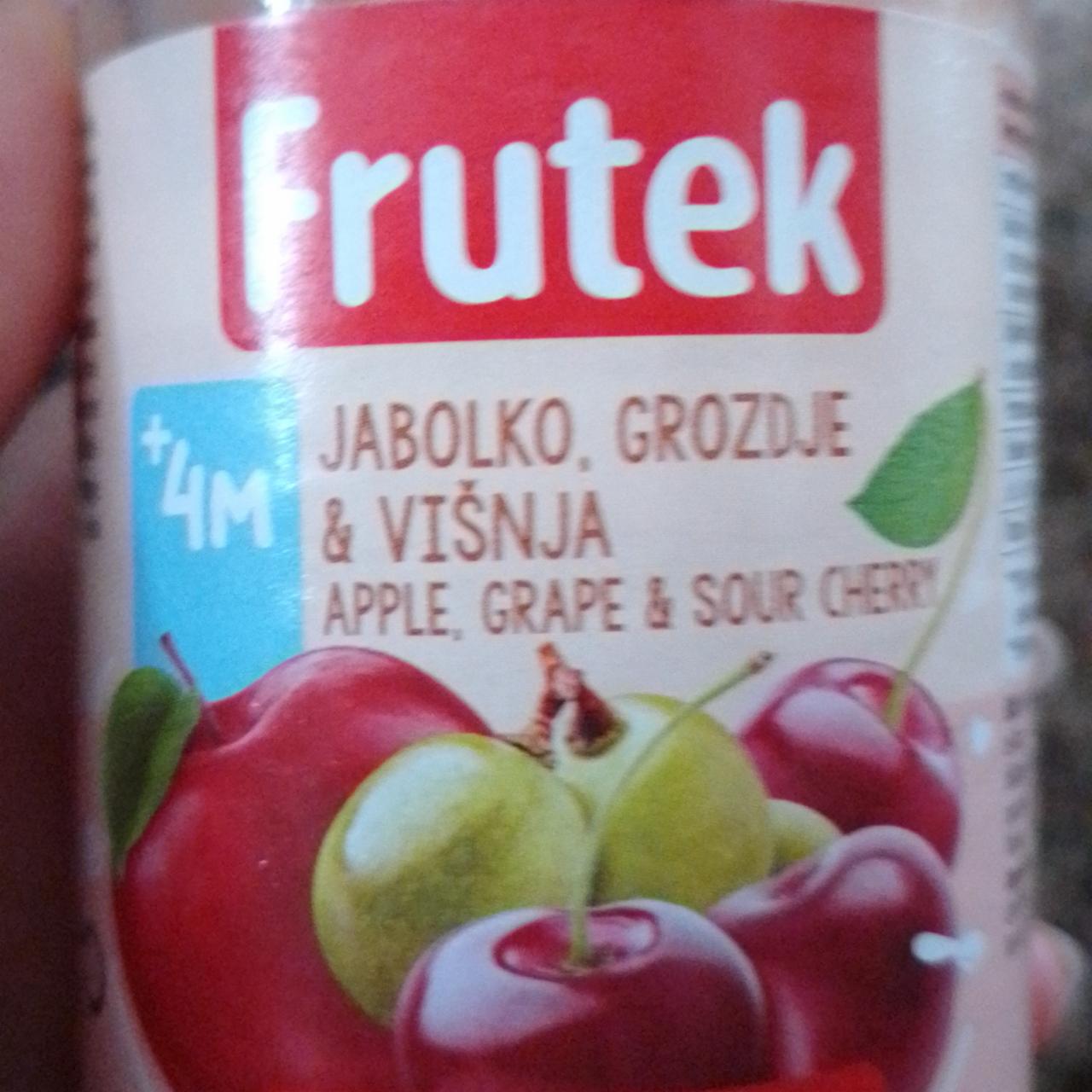Фото - сок для детей яблоко-виноград-виншя Frutek