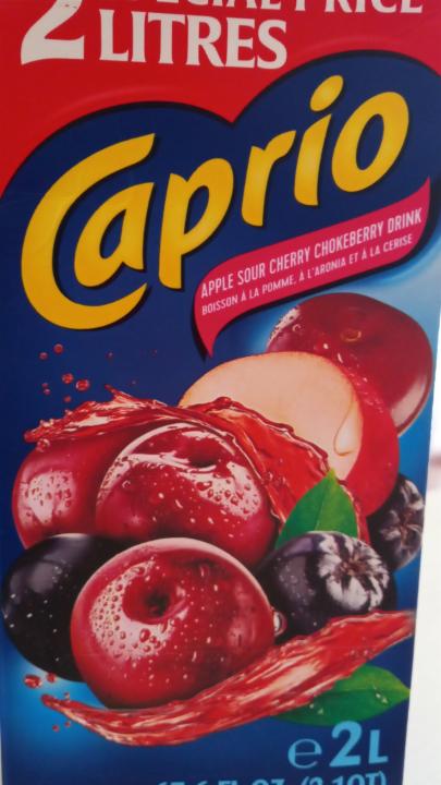 Фото - напиток яблоко вишня черноплодная рябина Caprio