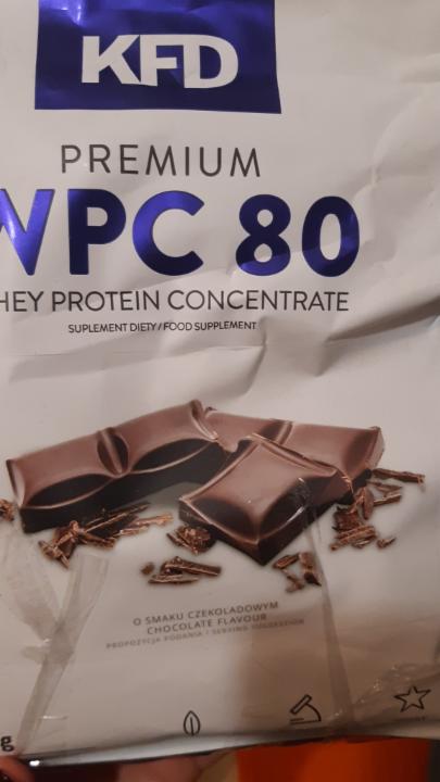 Фото - протеин шоколад premium WPC80 whey protein concentrate KFD