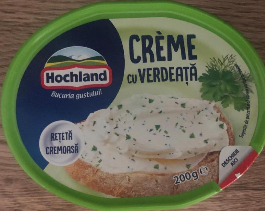 Фото - Крем-сыр с травами creme cu Verdeata Хохланд Hochland