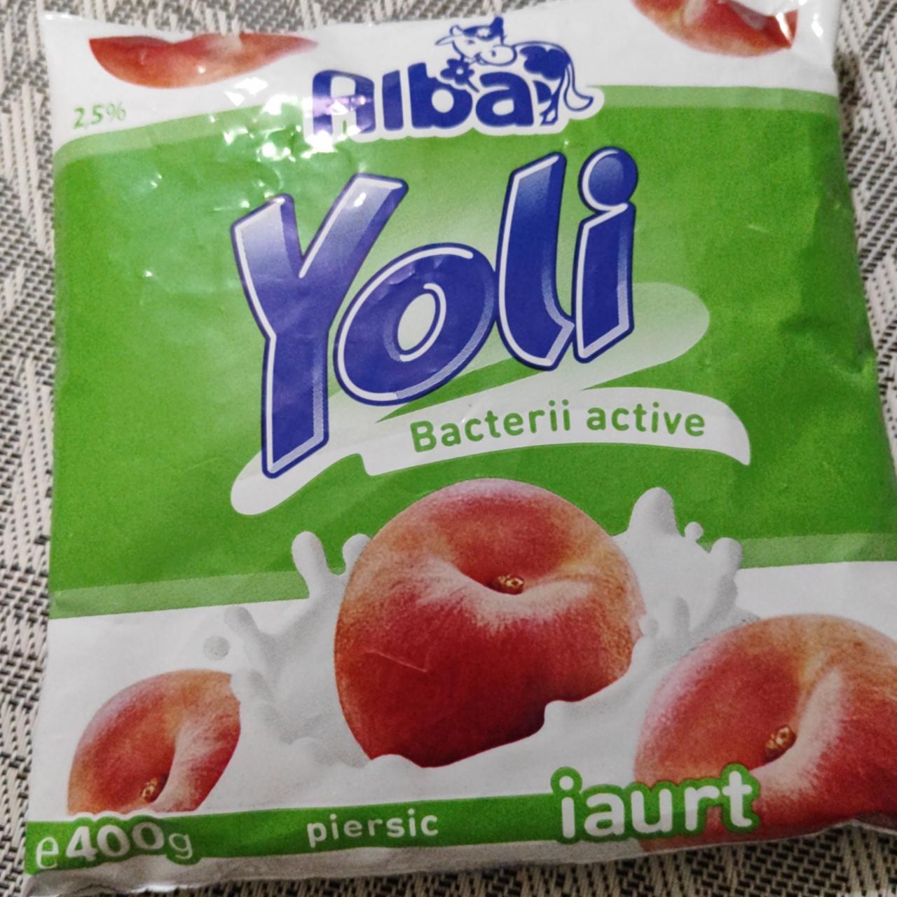 Фото - йогурт питьевой персиковый persic Yoli Alba