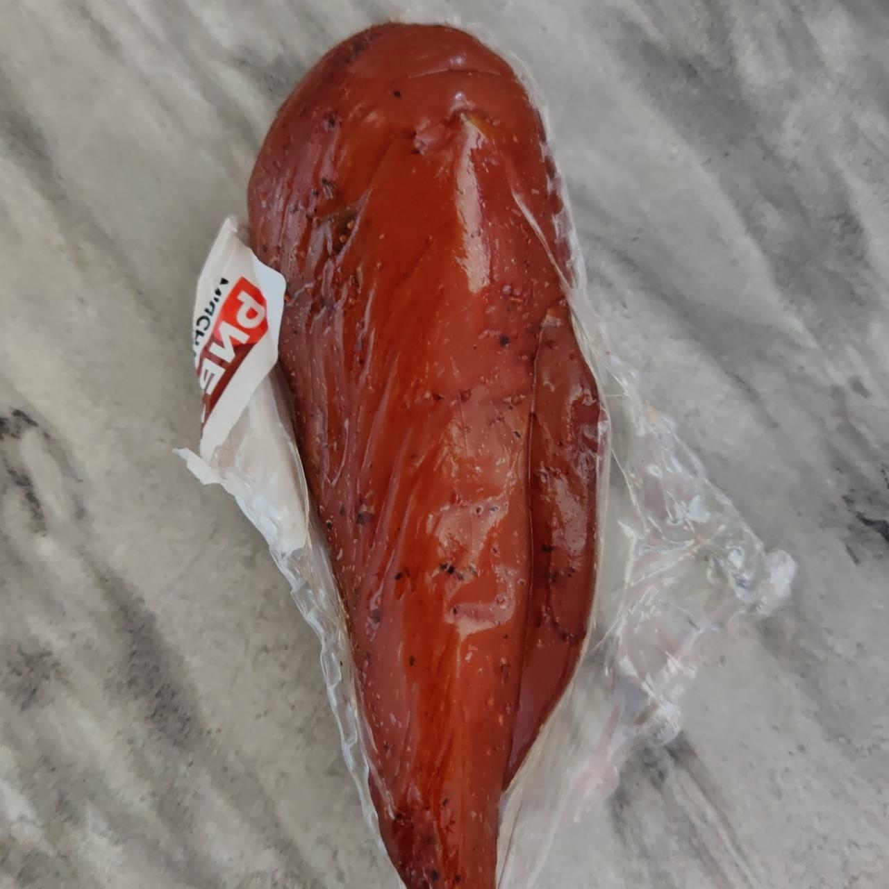 Фото - Филе из мяса птицы сырокопченое Янтарное Рыбак