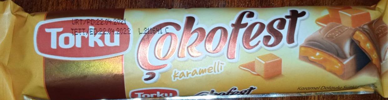 Фото - Cokofest шоколад с карамельной начинкой Torku