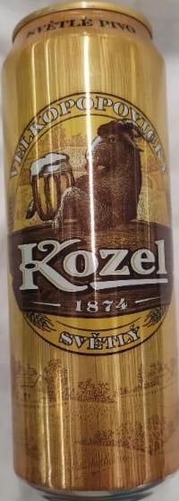 Фото - Пиво светлое 3.9% Svetle Pivo Velkopopovicky Kozel Козел