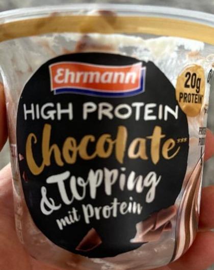 Фото - High Protein Chocolate end Topping Ehrmann