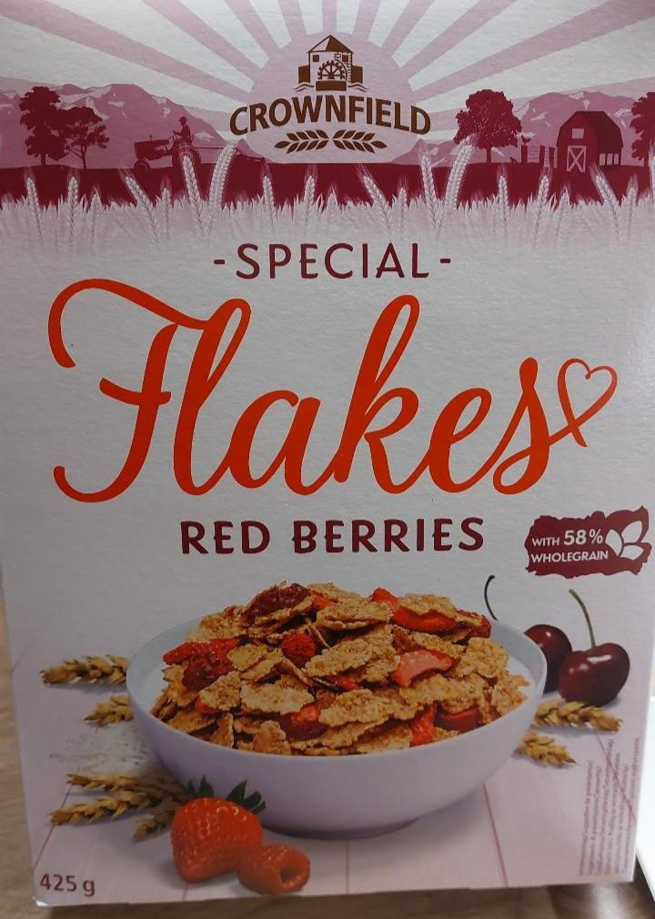 Фото - Хлопья цельнозерновые с красными ягодами Special Flakes Red Berries Crownfield