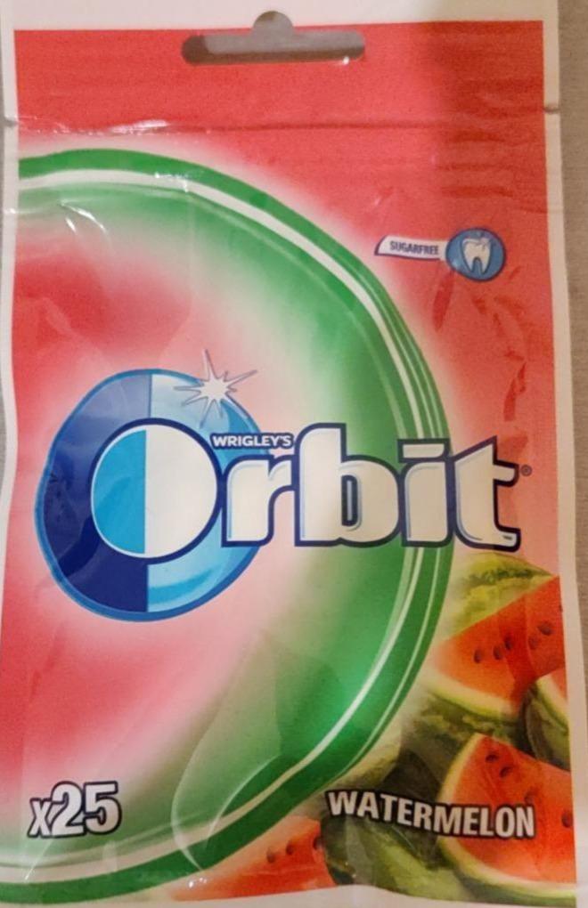 Фото - Жевательная резинка со вкусом арбуза Watermelon Orbit