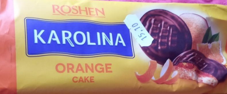 Фото - Печенье сдобное Karolina с желейной начинкой со вкусом апельсина Roshen