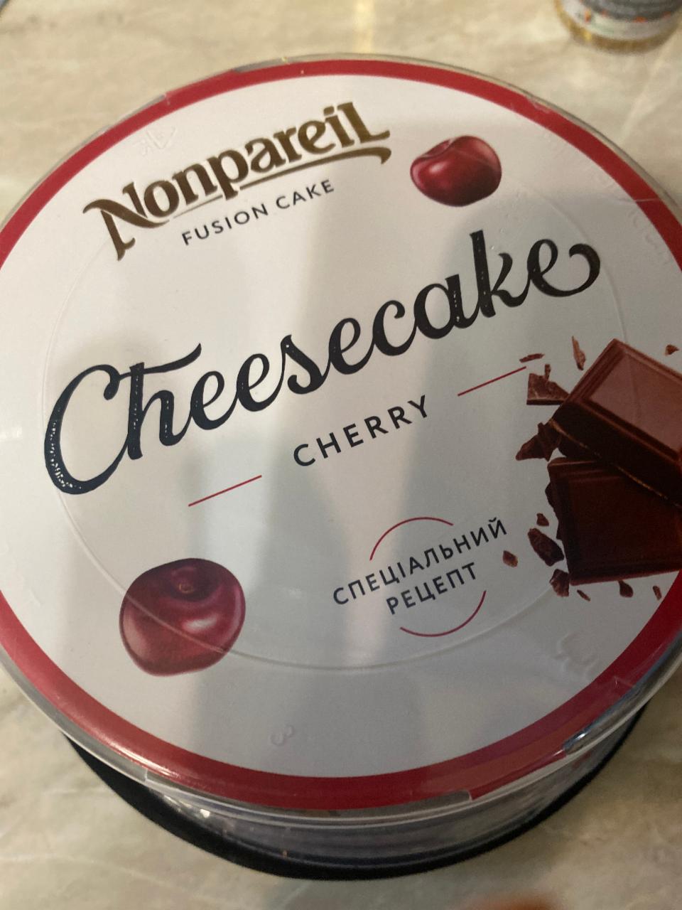 Фото - Торт Чизкейк шоколадный с вишней Nonpareil