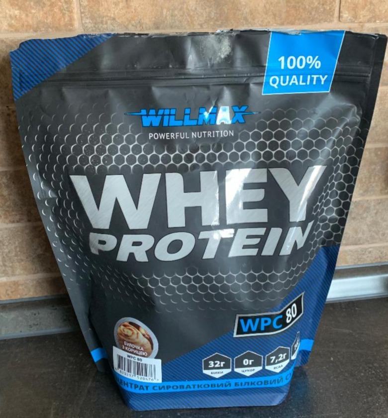 Фото - Протеин Whey Protein со вкусом булочка с корицей WPC 80 Willmax Nutrition