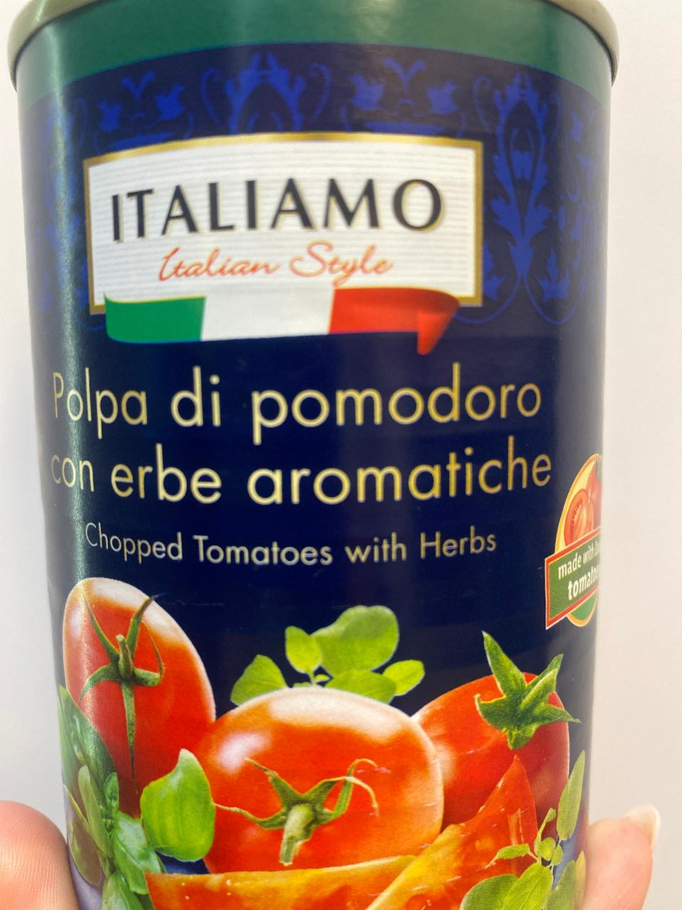 Фото - резаные томаты консервированные Italiamo