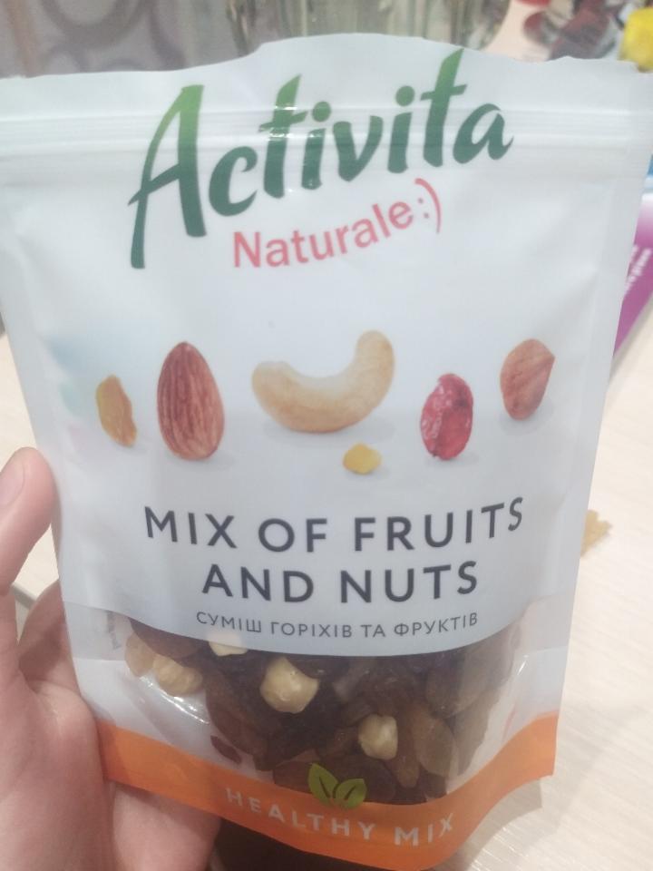 Фото - Смесь микс орехов и фруктов Healthy Mix Activita Naturale