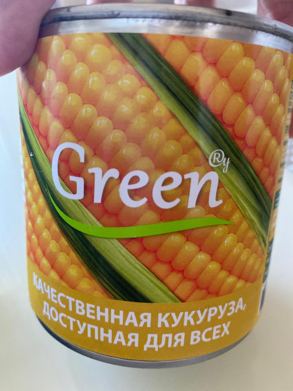 Фото - консервы овощные кукуруза Green