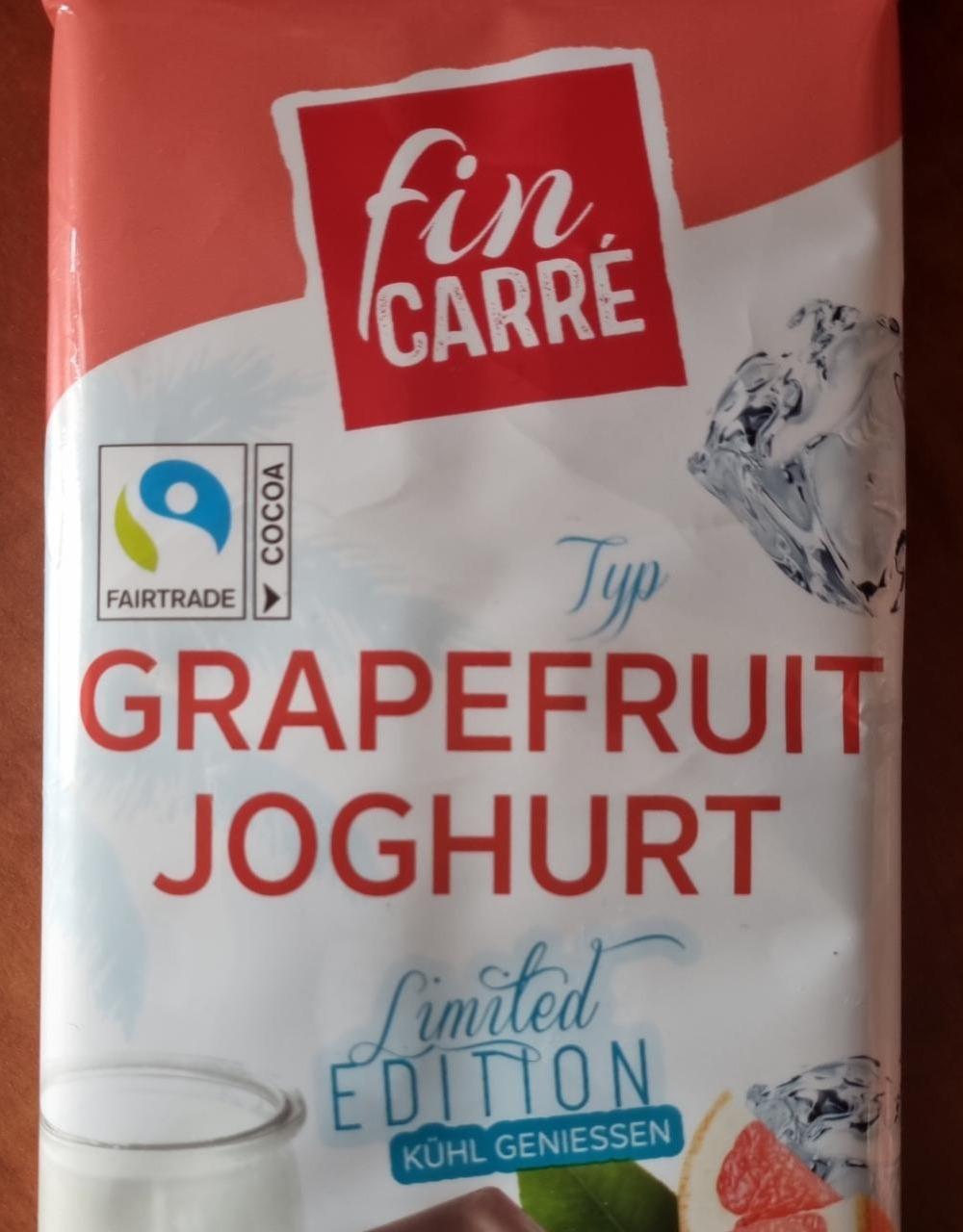 Фото - Шоколад цельномолочный со вкусом грейпфрута и йогурта Альпийский Grapefruit Joghurt Fin Carré