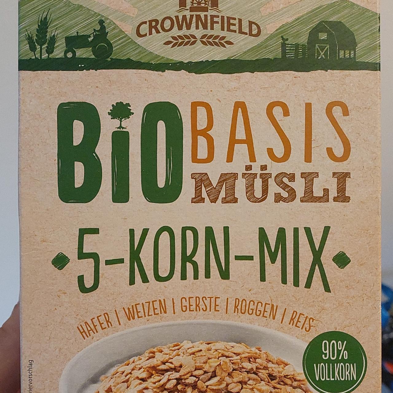 Фото - Bio Basis Müsli 4 korn mix Crownfield