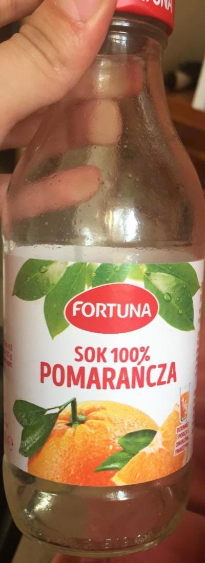 Фото - sok pomarancza Orange 100% Juice Fortuna