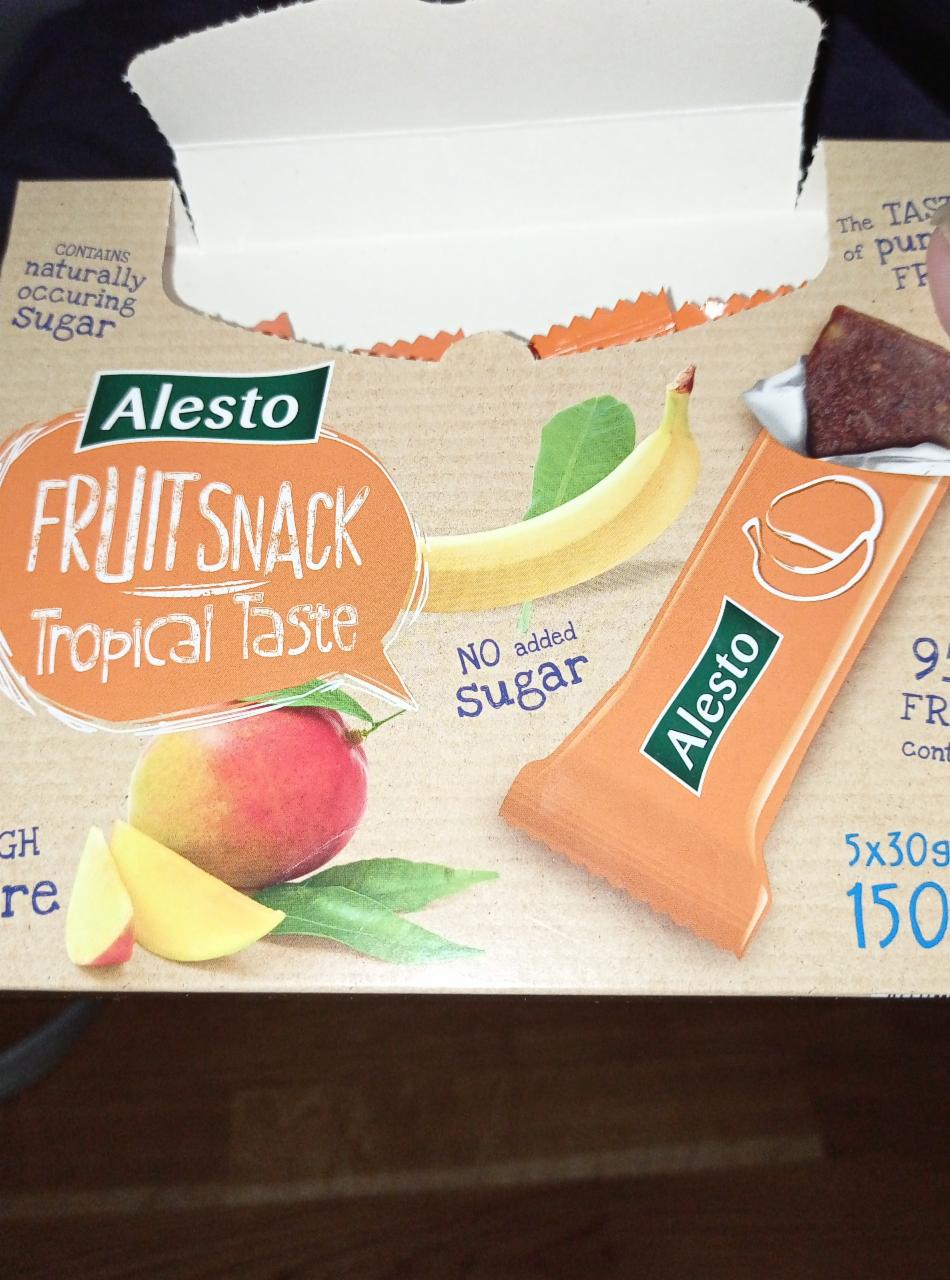 Фото - Fruit snack tropical taste no sugar Alesto