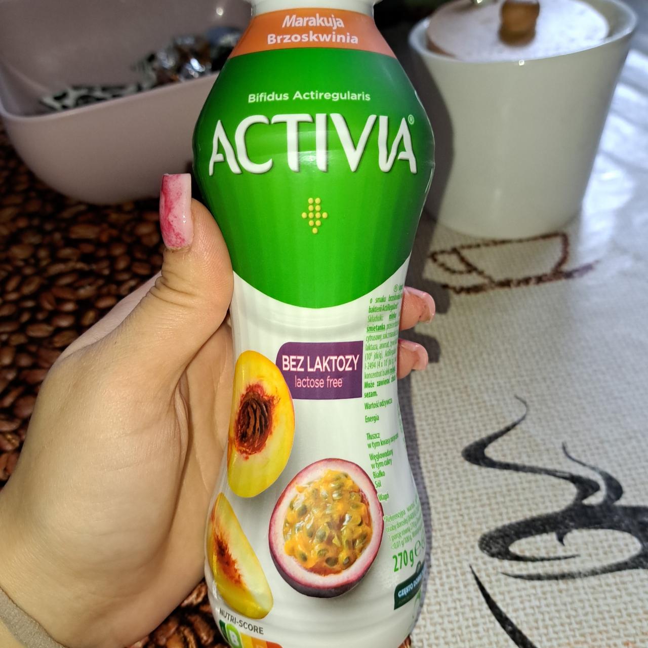 Фото - Jogurt bez laktozy o smaku brzoskwinia marakuja Activia