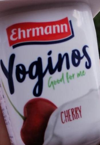 Фото - Yoginos йогурт черешня Ehrmann