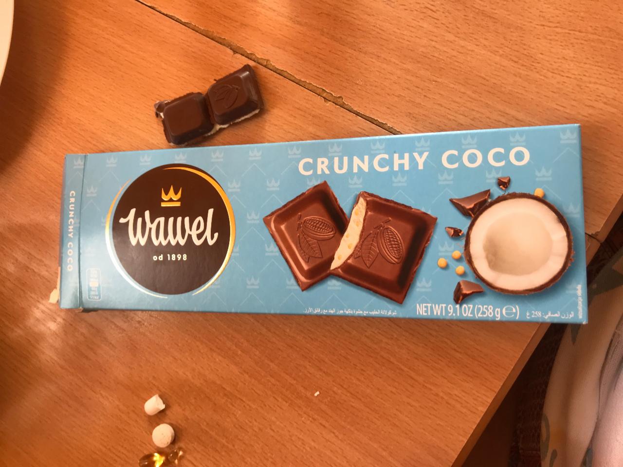 Фото - молочный шоколад с кокосом Wawel