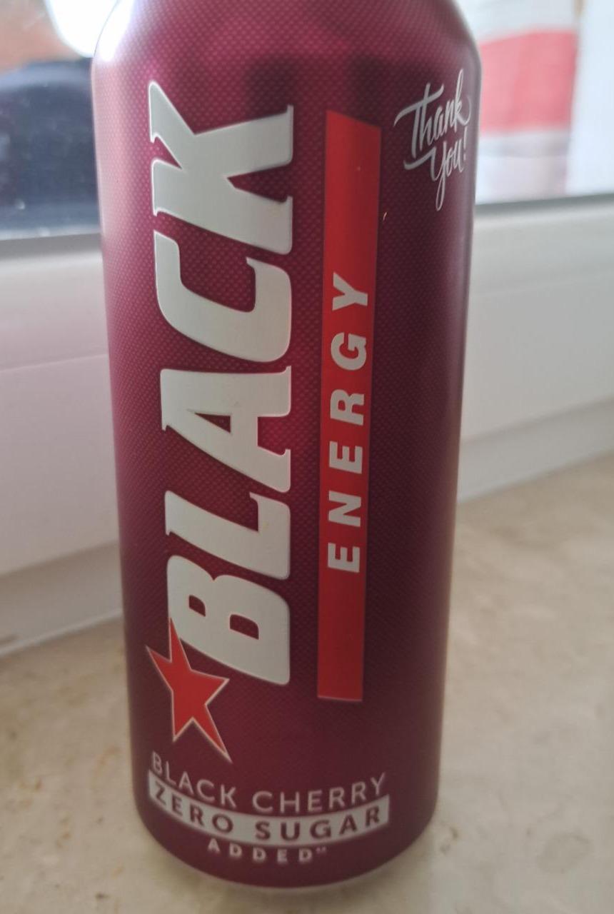 Фото - Напиток энергетический без сахара Black Cherry Black Energy
