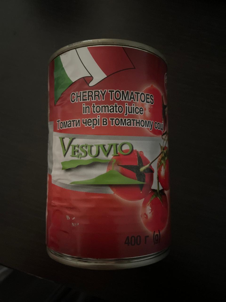 Фото - Томаты черри в томатном соке Cherry Tomatoes Versuvio